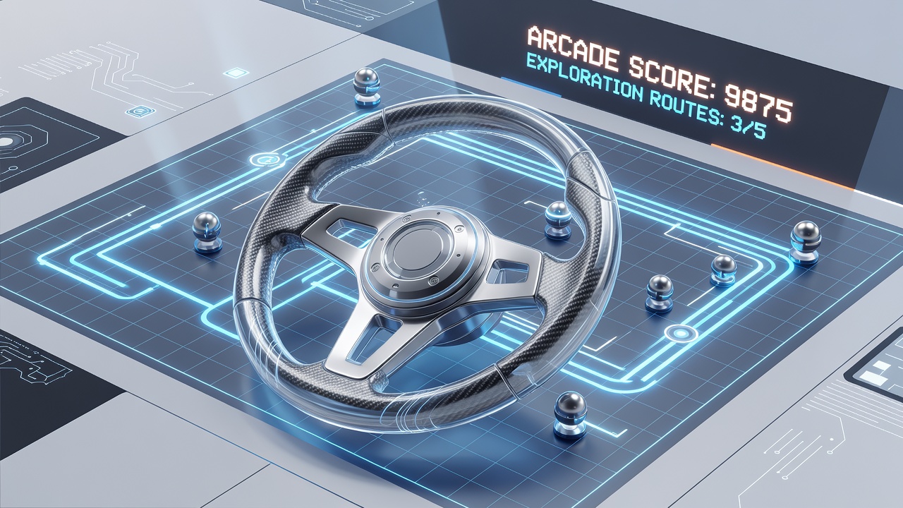 Visual representation of texture patterns influencing navigation choices in a hybrid web game environment