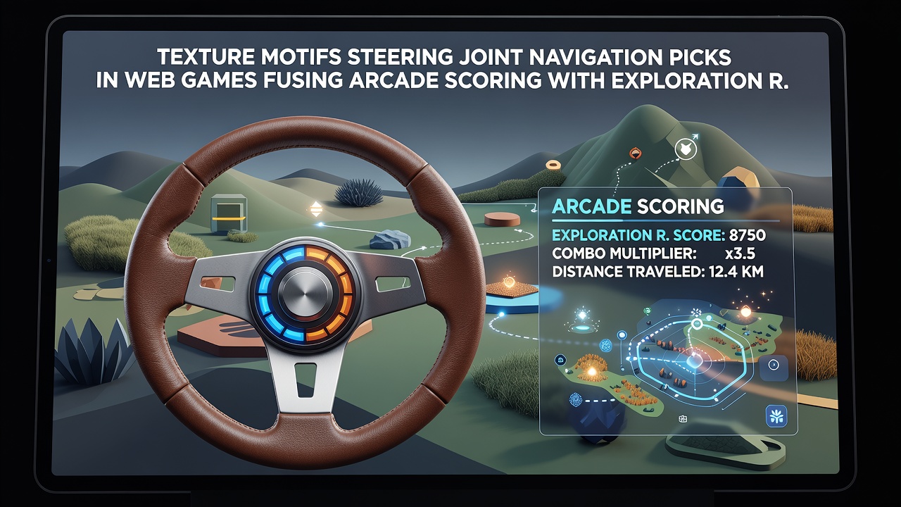 Screenshot showing collaborative route planning influenced by surface textures in a precision shooting and exploration web game